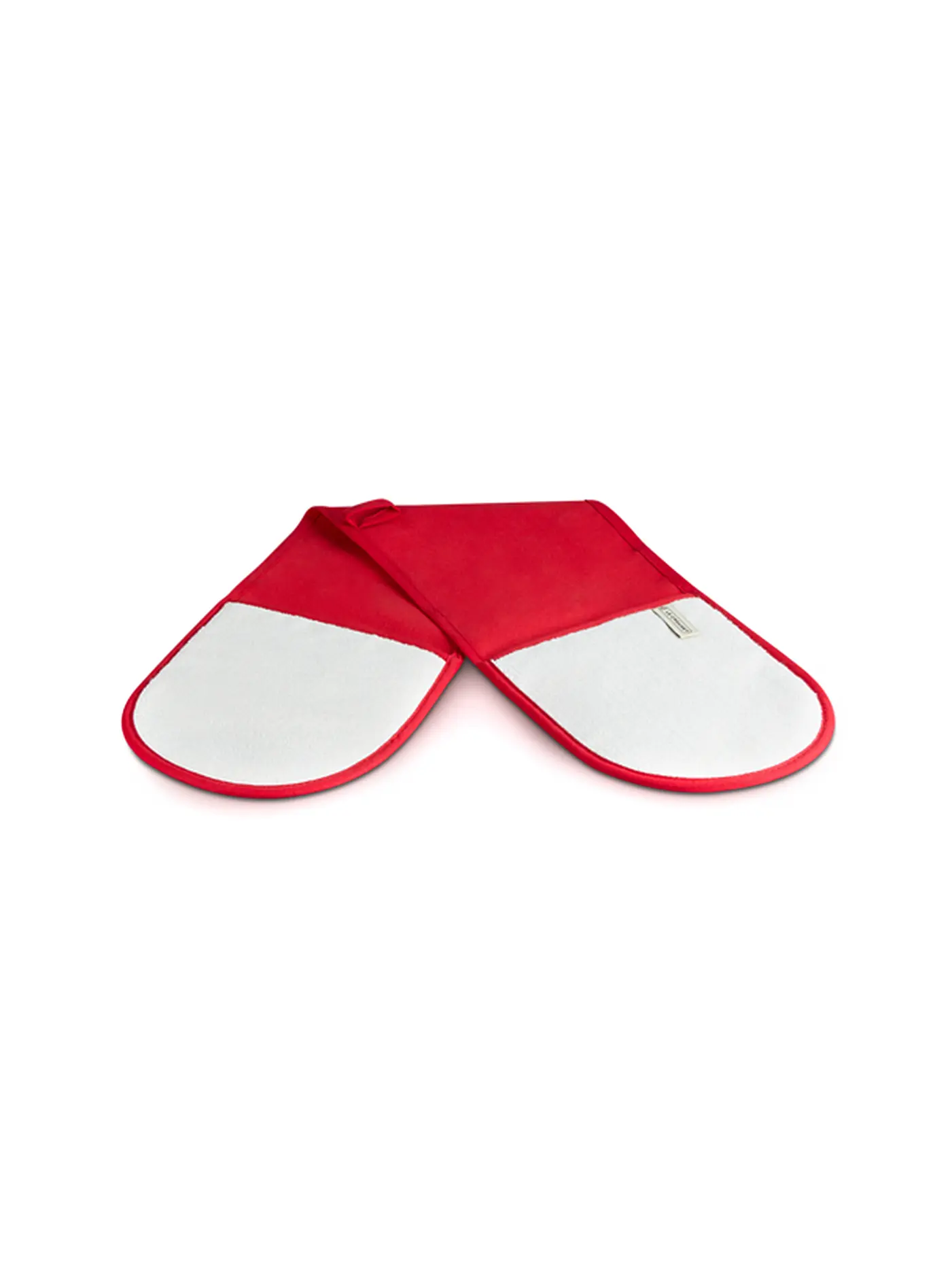 LE CREUSET | Doppelhandschuh Schwarz | rot